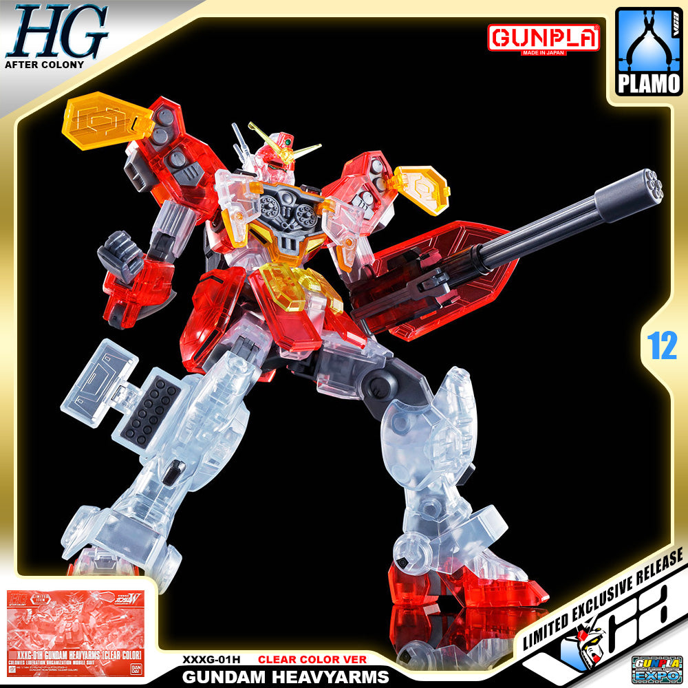 HG XXXG-01H Gundam Heavyarms Clear Color