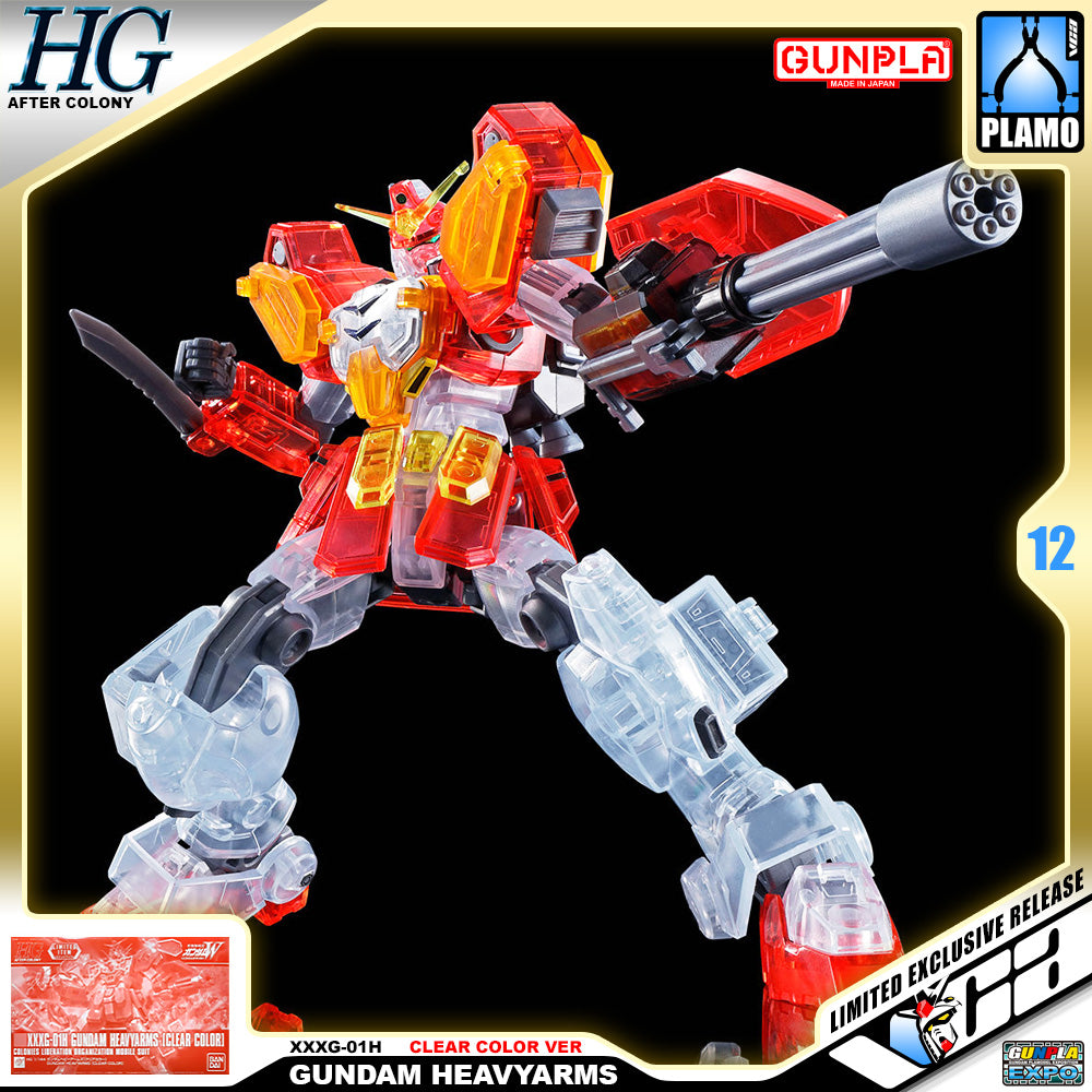 HG XXXG-01H Gundam Heavyarms Clear Color