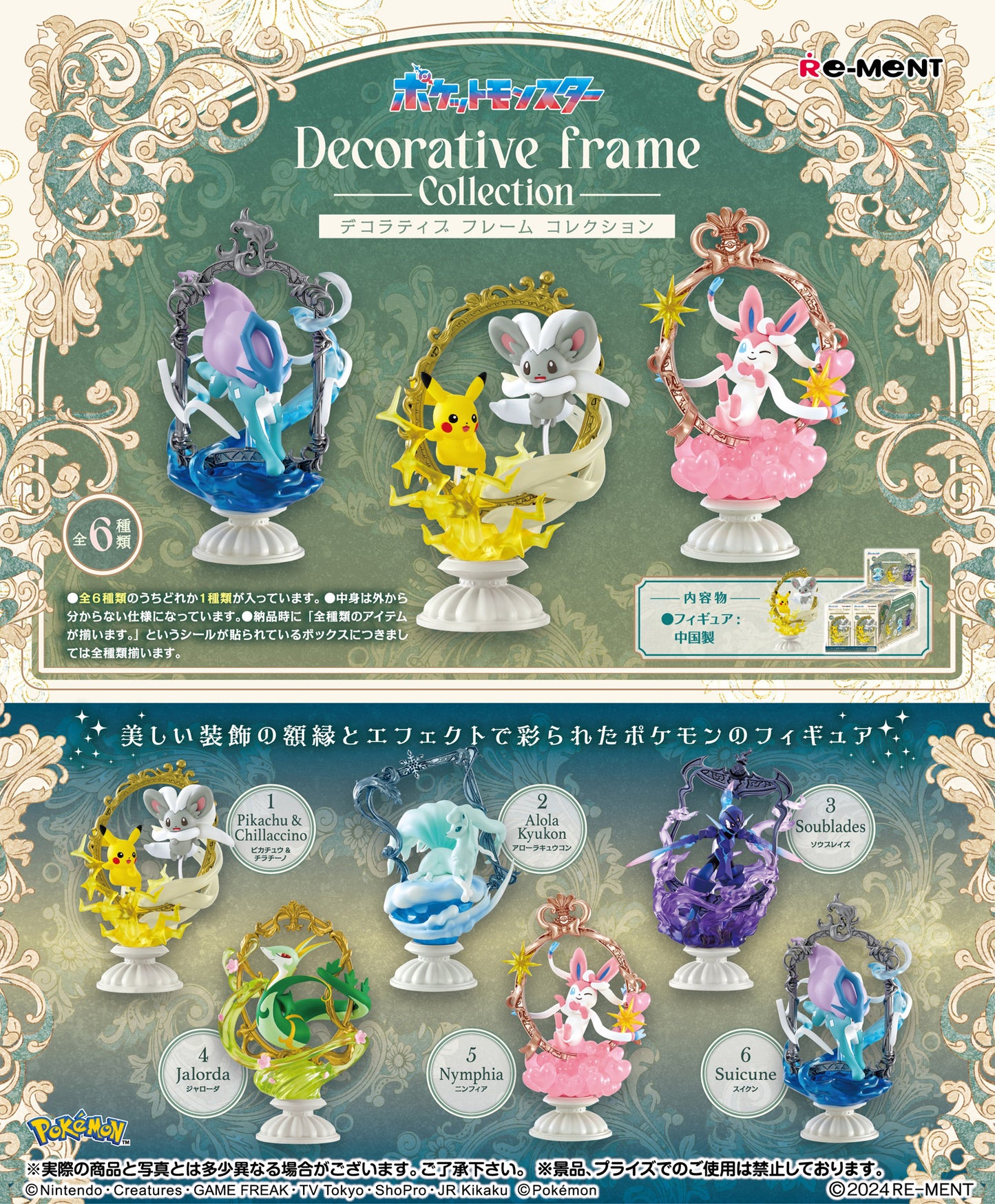 BLIND BOX Pokémon Decorative Frame Collection