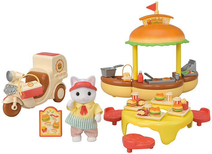 Calico Critters Hamburger Wagon