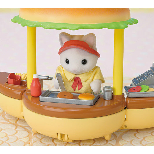 Calico Critters Hamburger Wagon