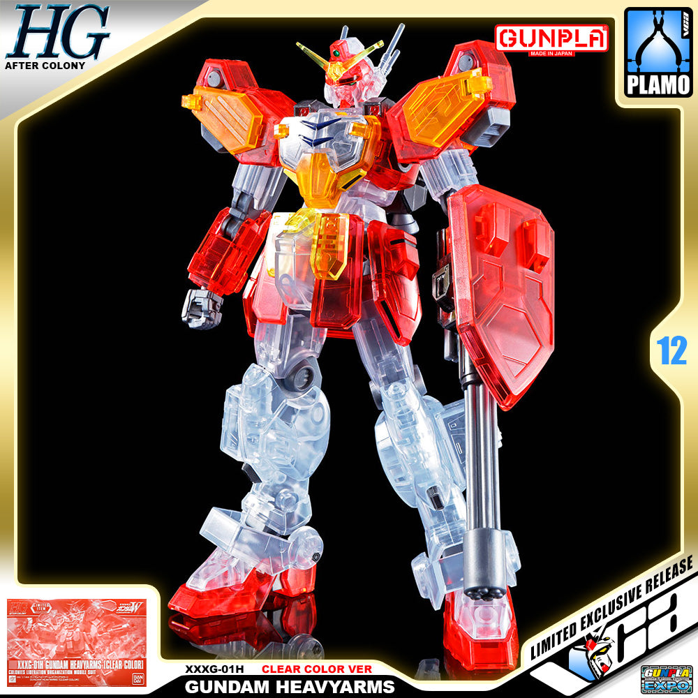 HG XXXG-01H Gundam Heavyarms Clear Color