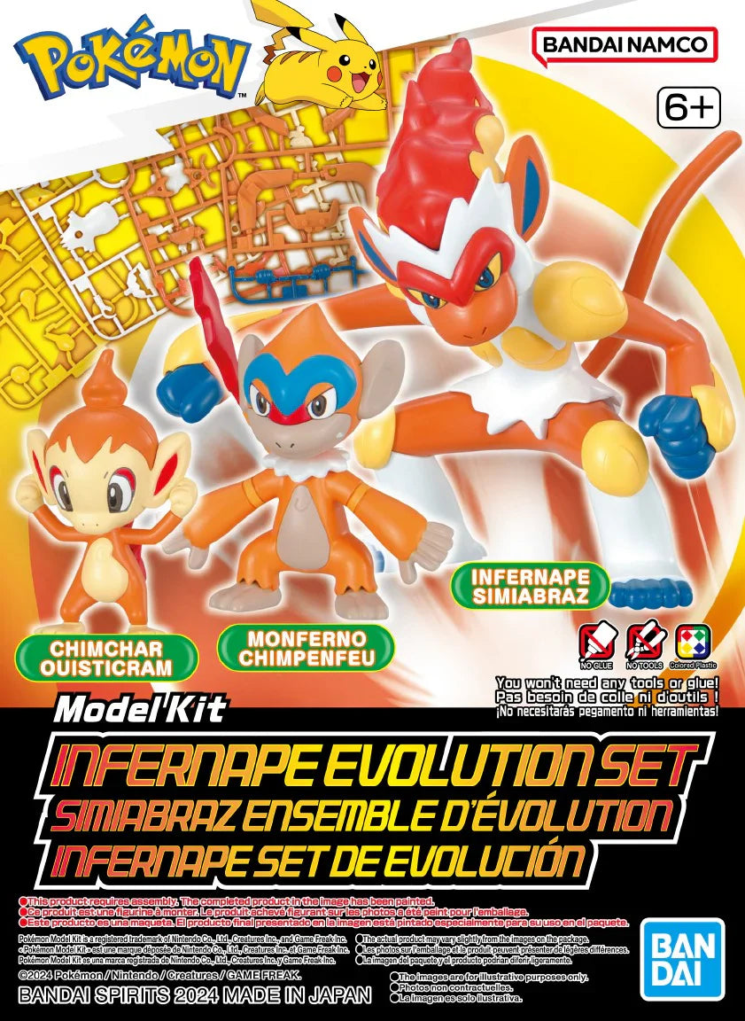 Infernape Evolution line - Plamo