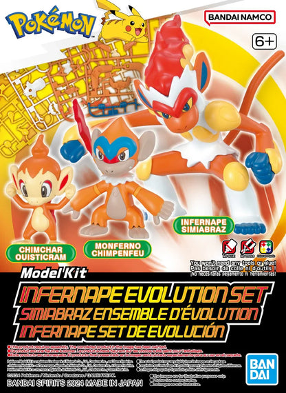 Infernape Evolution line - Plamo