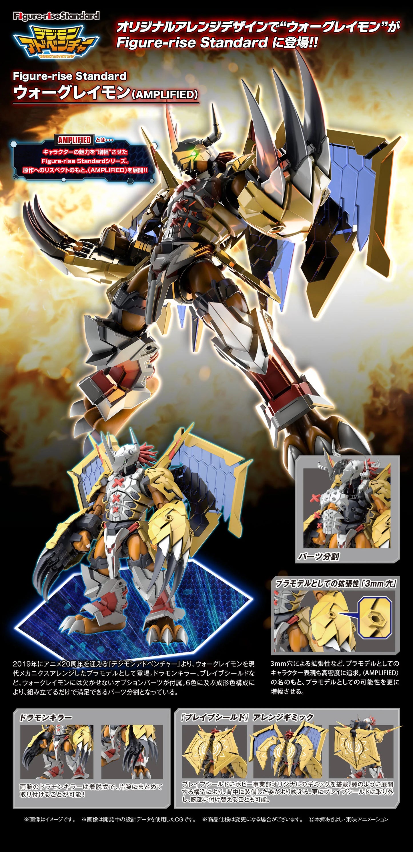 Wargreymon Figure-Rise (Amplified)