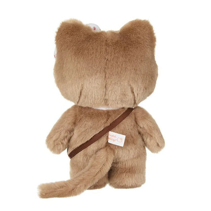 Hello Kitty Dressed up as Monchhichi Gingham Figure