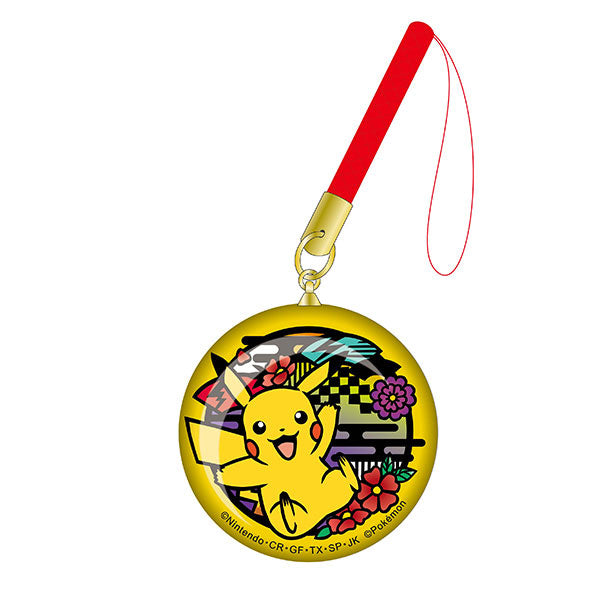 Pokémon Kirie Series Glass Netsuke Keychain