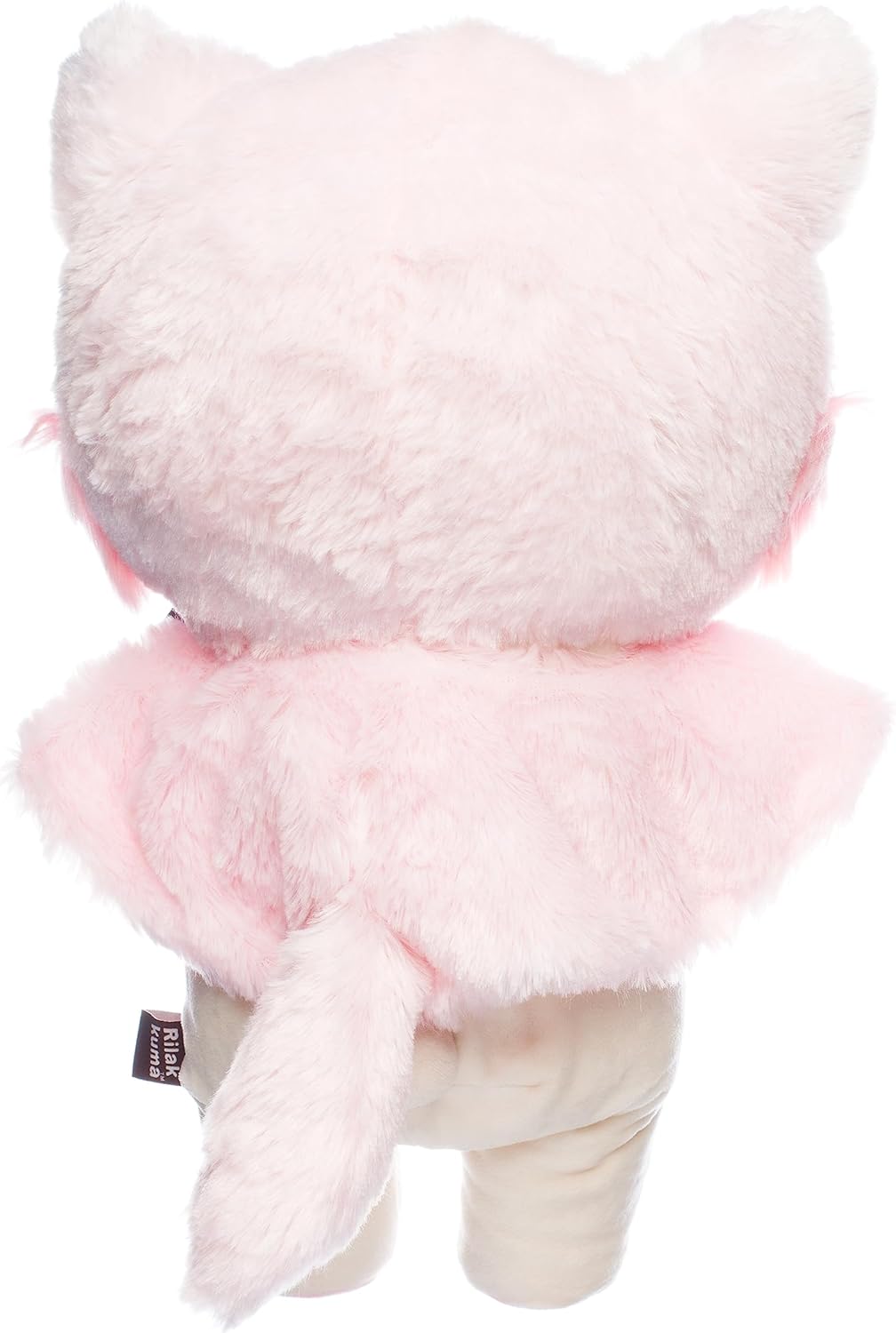 Korilakkuma Dressed in a Pink Hooded Cat Cape Plush
