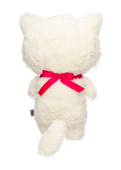 Korilakkuma in a White Cat Fluffy Costume Plush
