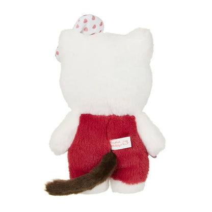 Monchhichi Dressed up as Hello Kitty Gingham Figure