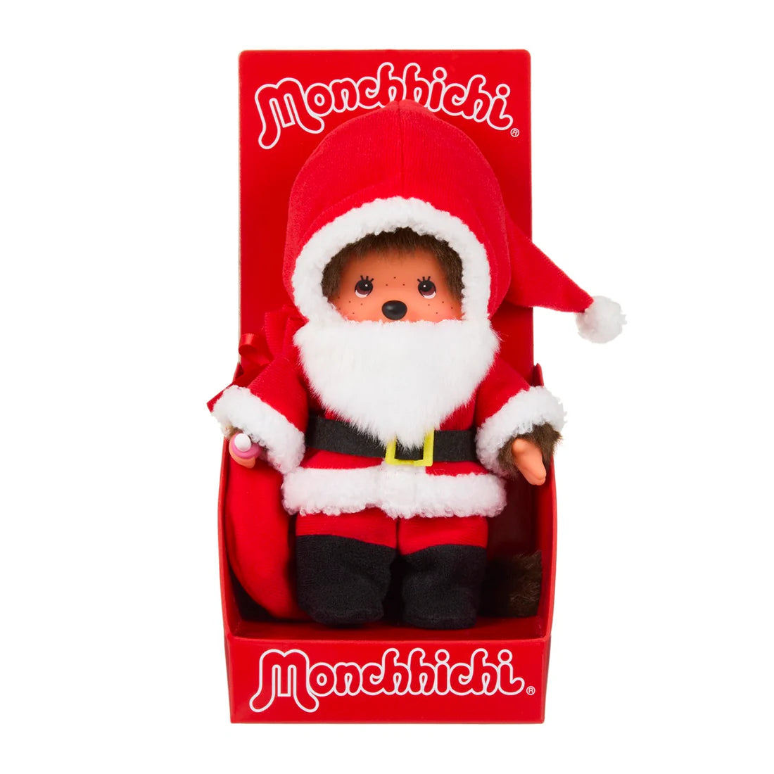 Monchhichi Dressed Up Santa Claus