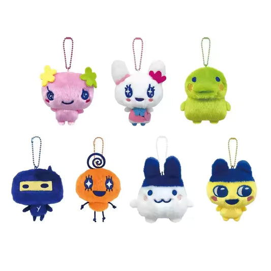 Tamagotchi Character Plush Keychain