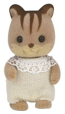 Calico Critters Walnut Squirrel Baby